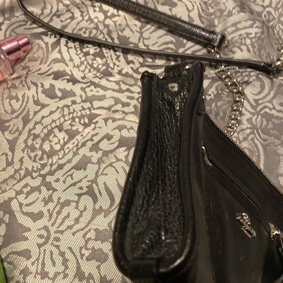 Coach Mickie crossbody, black grain leather and silver hardware - Picture 10 of 10